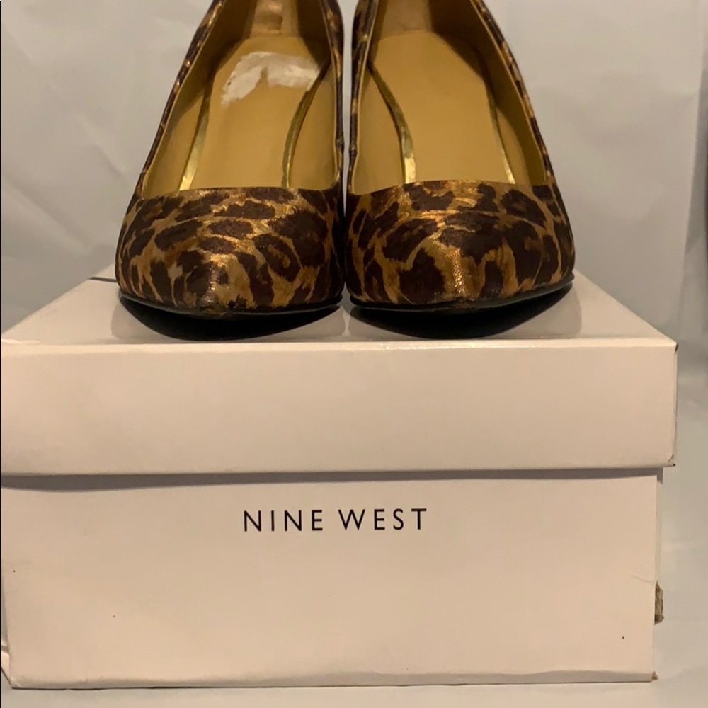 Nine West women’s leopard print shoes
